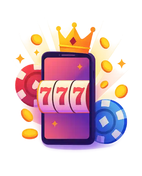Royal Reels mobile casino interface on Android and iPhone